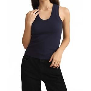 NEW Z SUPPLY sirena rib tank top in eclipse